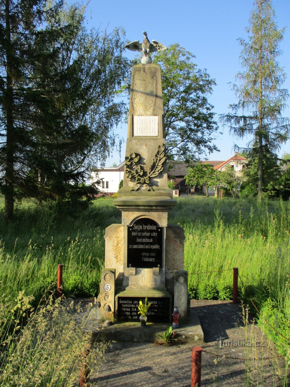 Monument voor degenen die zijn omgekomen in de Eerste Wereldoorlog (Hubenice)