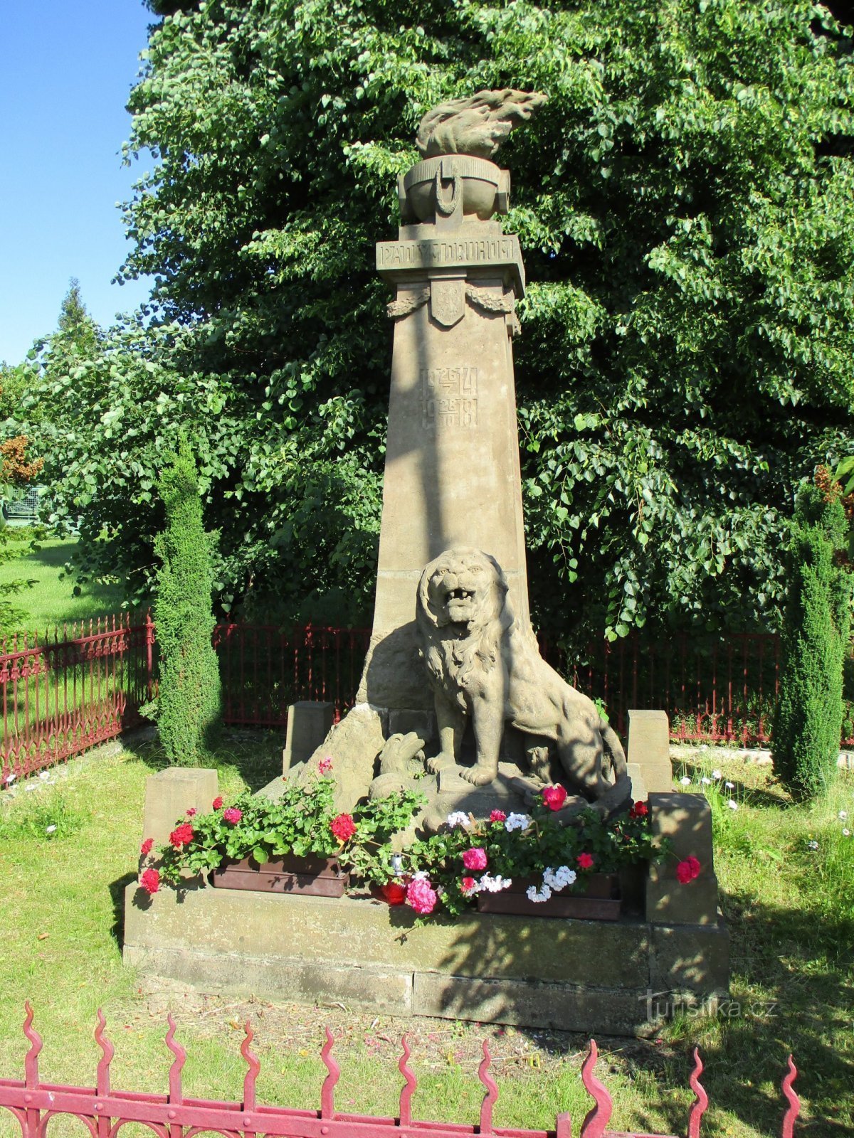 Monument voor degenen die zijn omgekomen in de Eerste Wereldoorlog (Těchlovice)