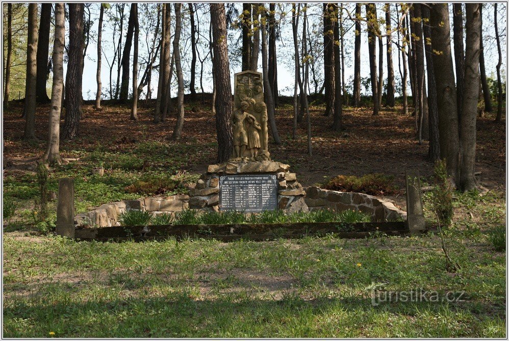 Monument à ceux qui sont morts pendant la Première Guerre mondiale à Sobínov