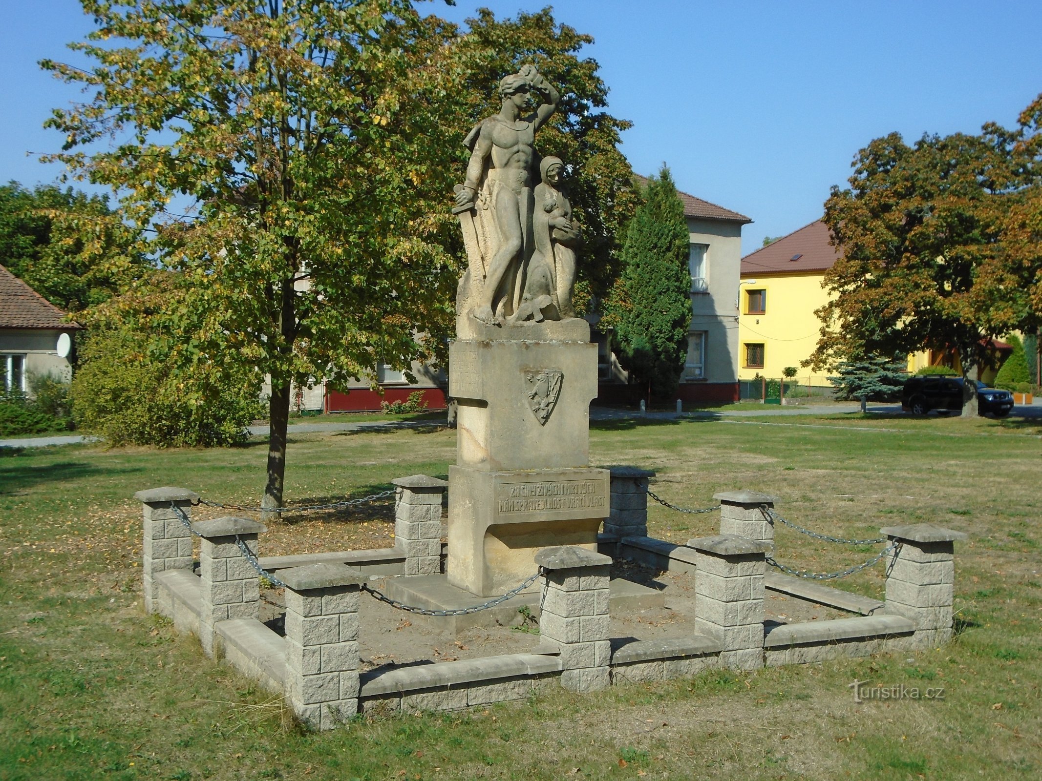 Monumentul celor care au murit în Primul Război Mondial (Vysoké Chvojno)
