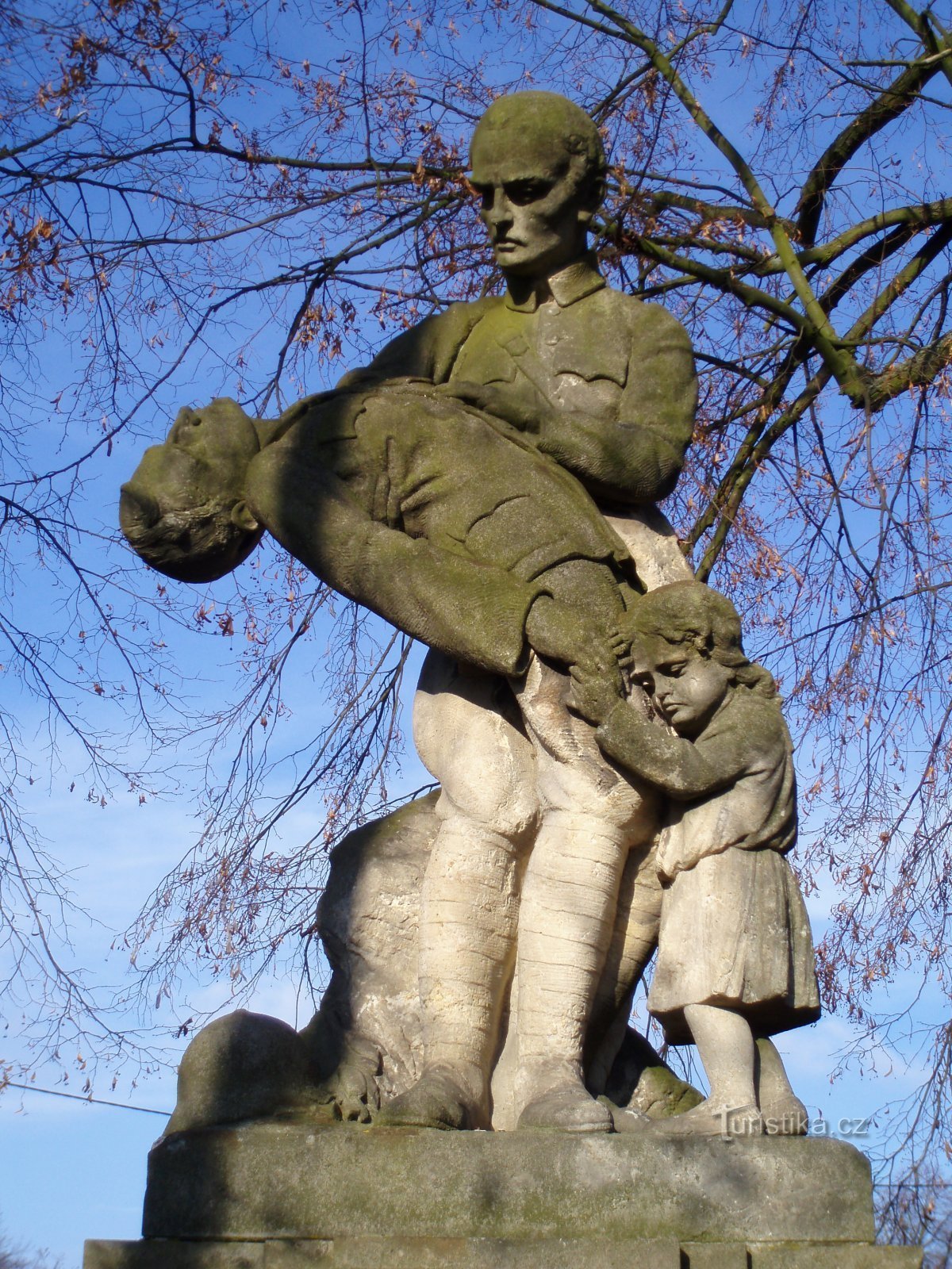 Monumentul celor căzuți în Malšov Lhota (Hradec Králové, 29.12.2009)