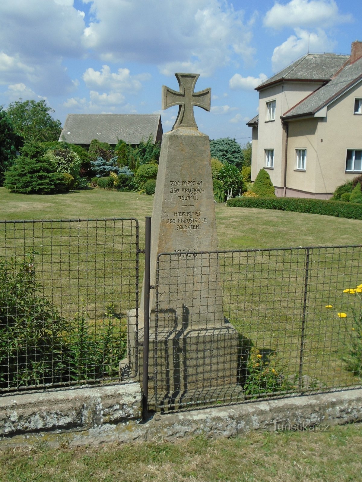 Monument for dem, der faldt i den preussisk-østrigske krig i 1866 (Rosnice)