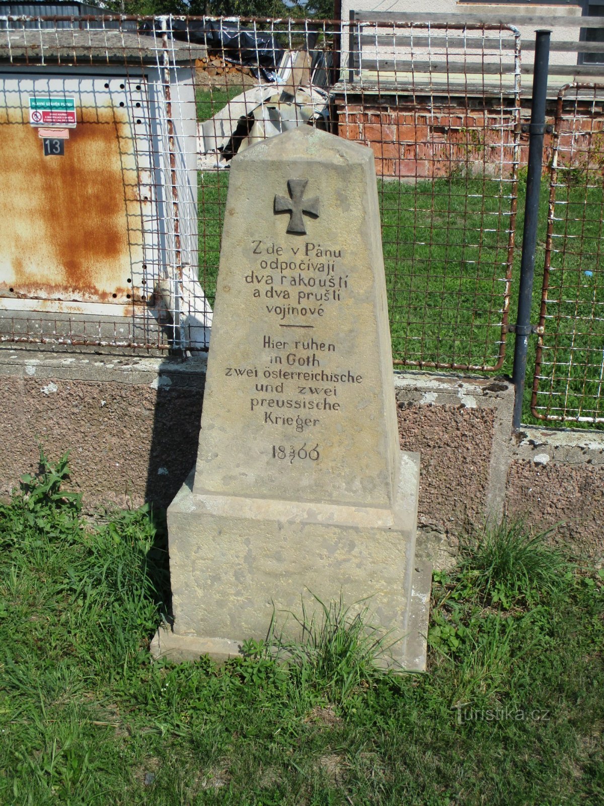 Monument to those who died in the Prussian-Austrian War of 1866 (Stračovská Lhota)