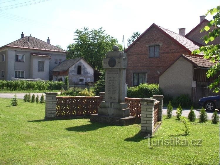 monument à ceux qui sont morts pendant la guerre mondiale