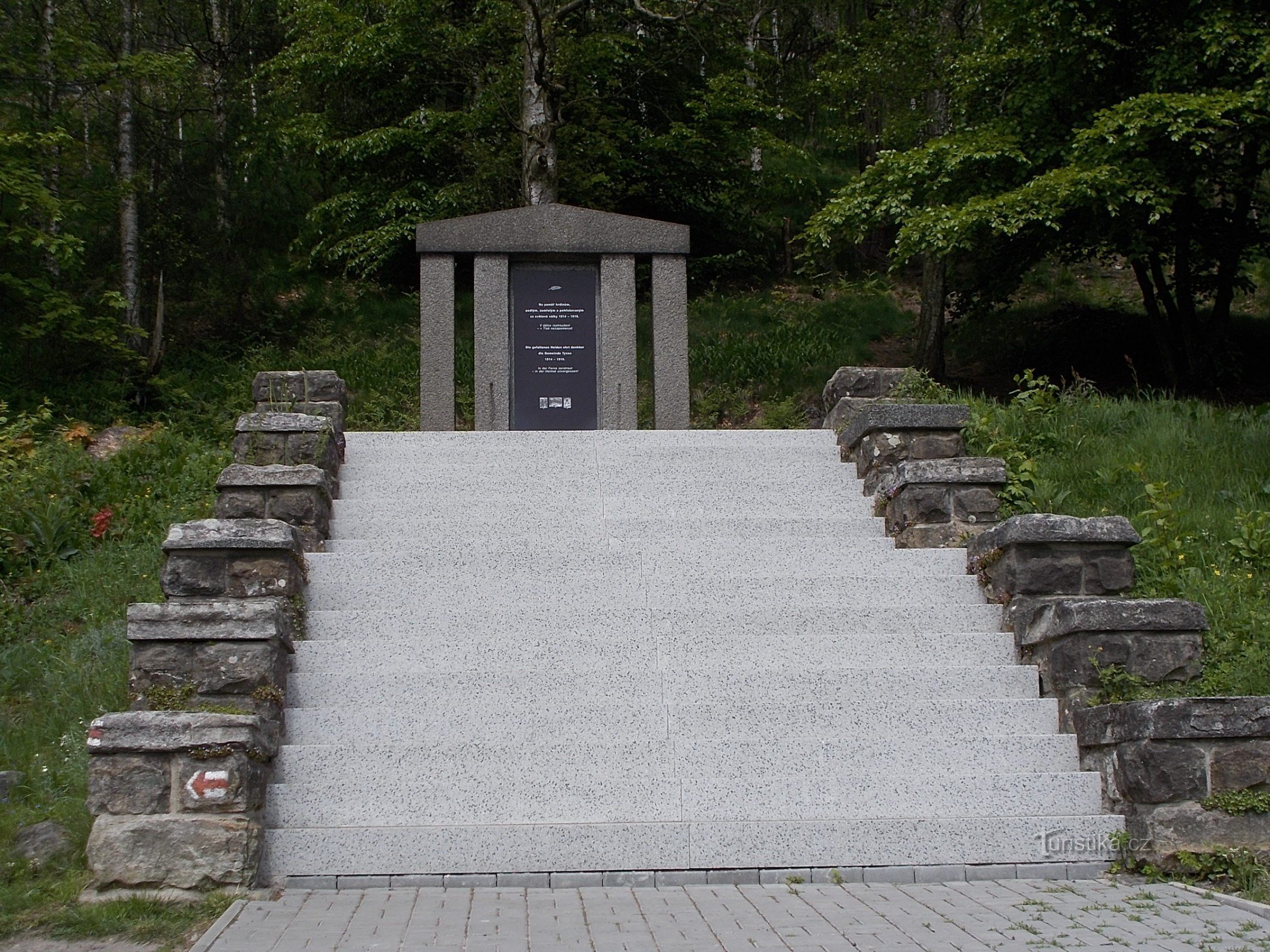 Monument for dem, der døde i Tisá verdenskrig