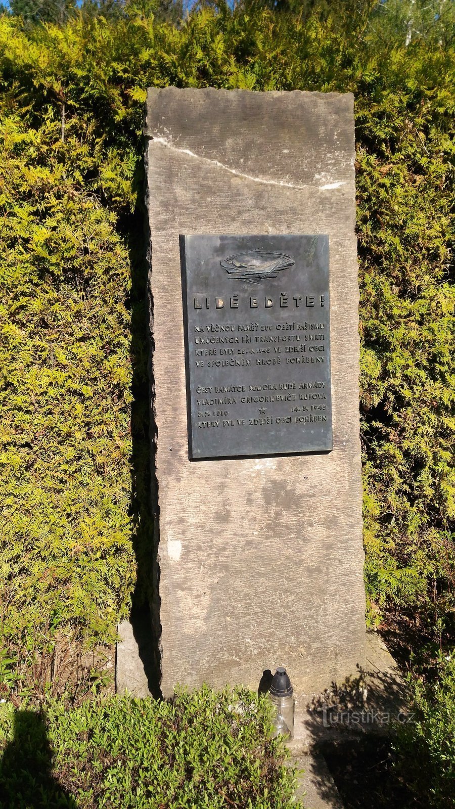 Monument voor de dodenmars van Třebušice.