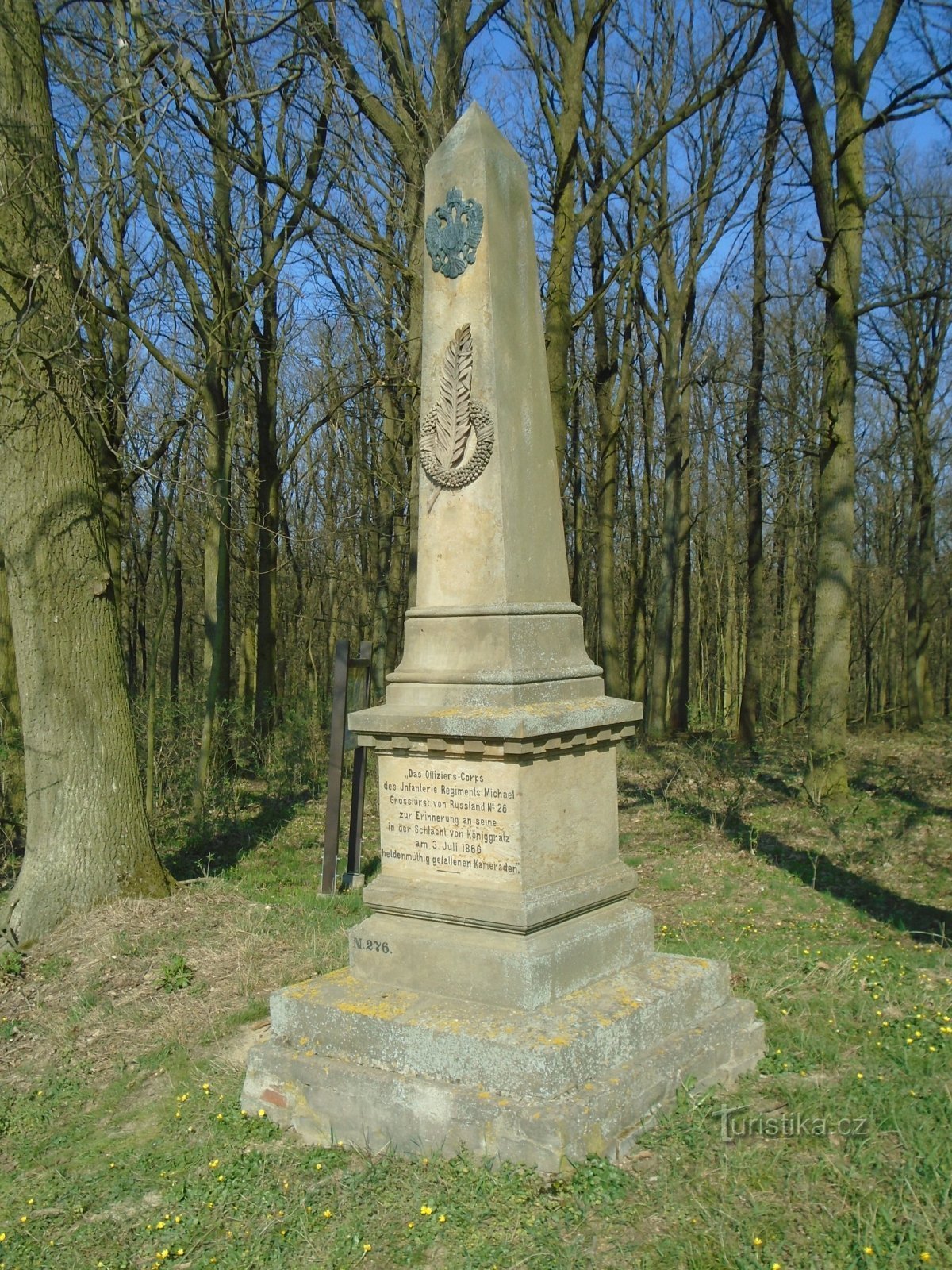 Monument till det österrikiska 26:e infanteriregementet (Máslojedy)