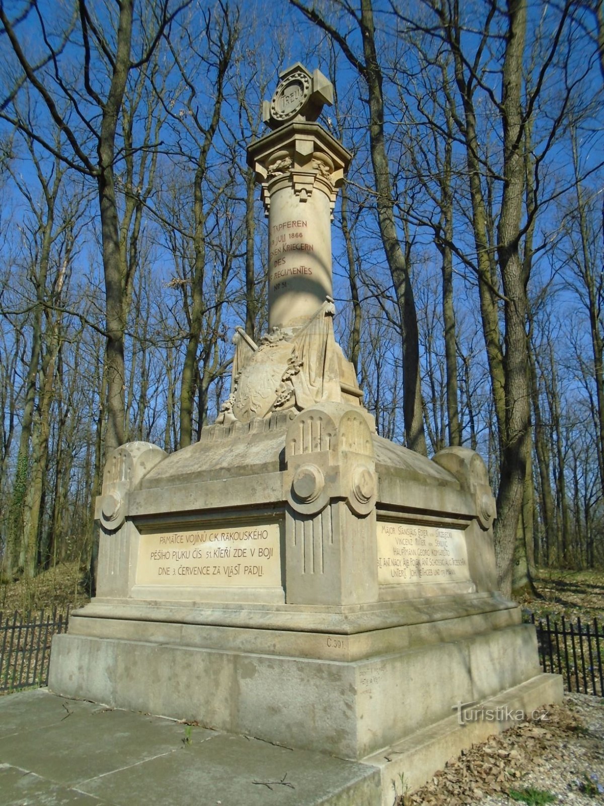 Monument au 51e régiment d'infanterie autrichien (Máslojedy, 7.4.2019 avril XNUMX)