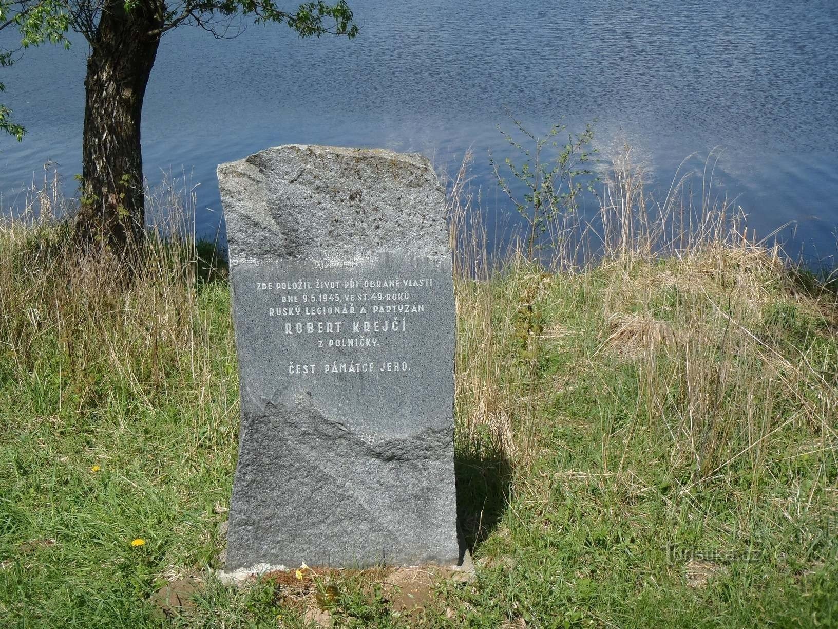 Robert Krejčín muistomerkki - 5.5.2012