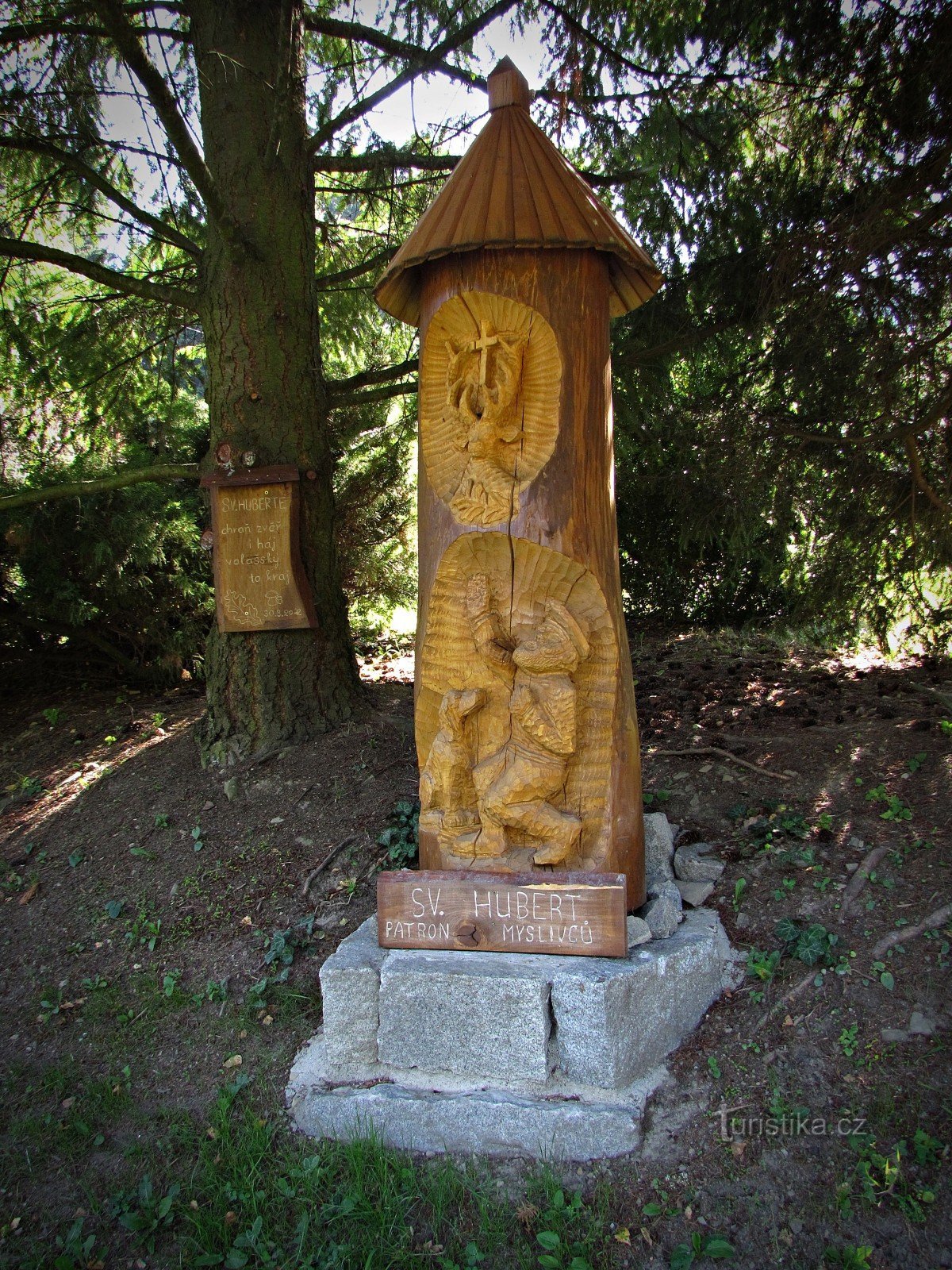 St.-Hubert-Denkmal bei Liptál