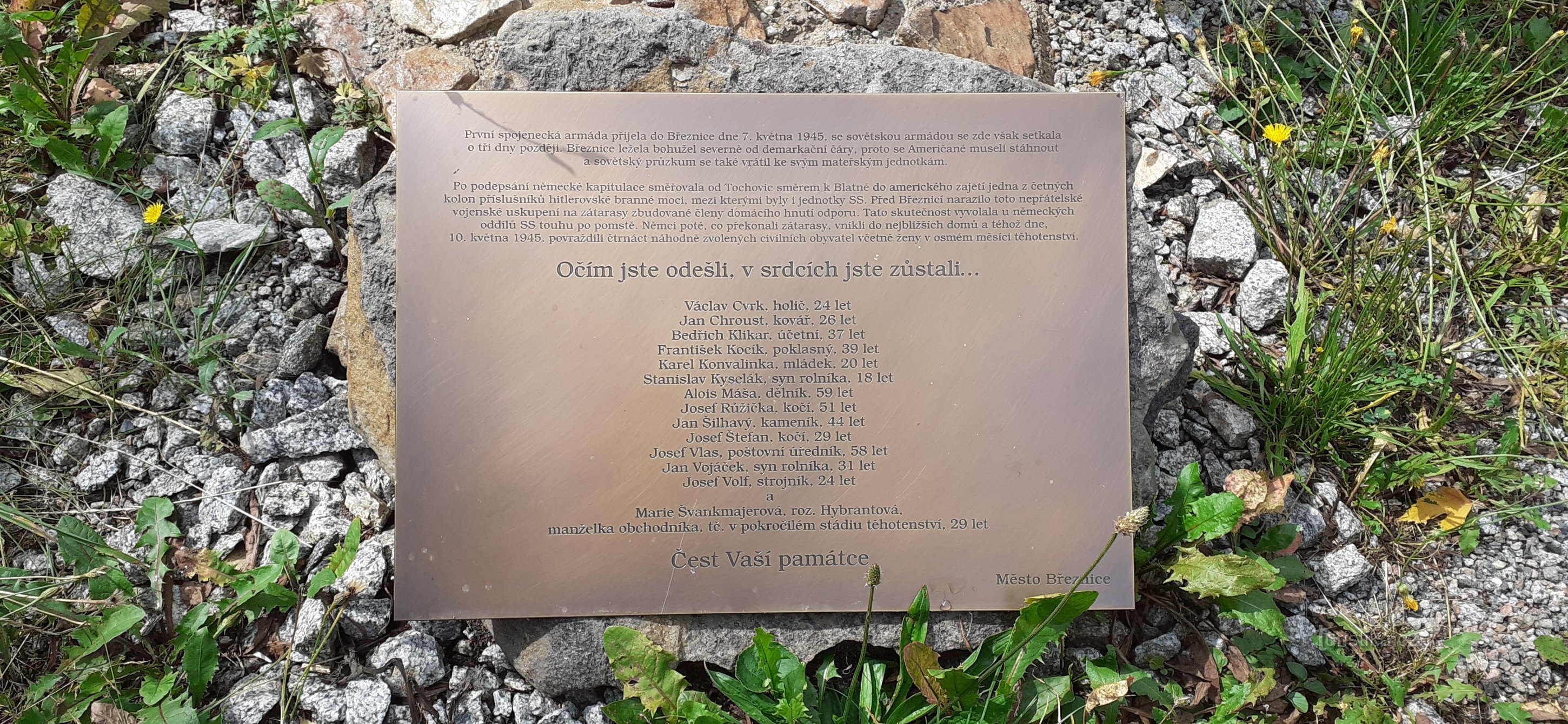 Ett monument över en tragisk händelse