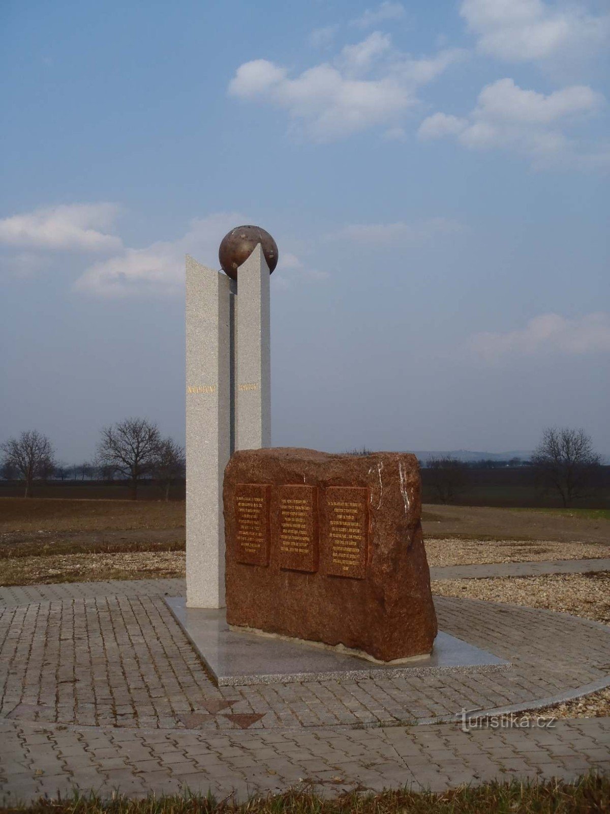 Kolmen keisarin muistomerkki - Zbýšov lähellä Brnoa - 23.3.2012