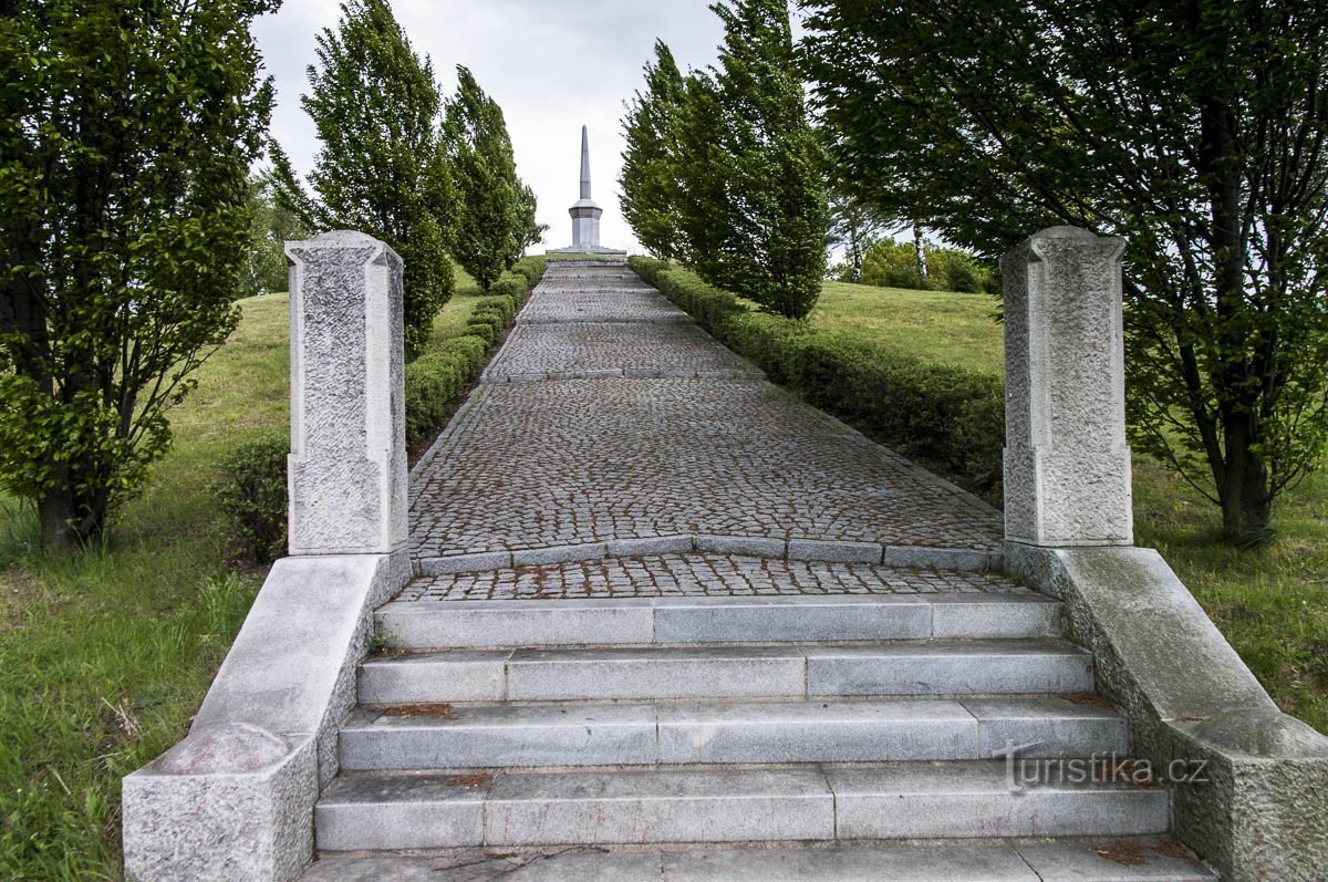 Monument nära Vápenná