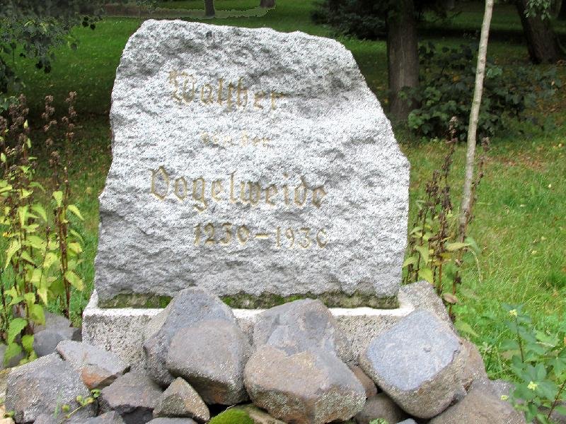 pomník Walthera von der Vogelweide