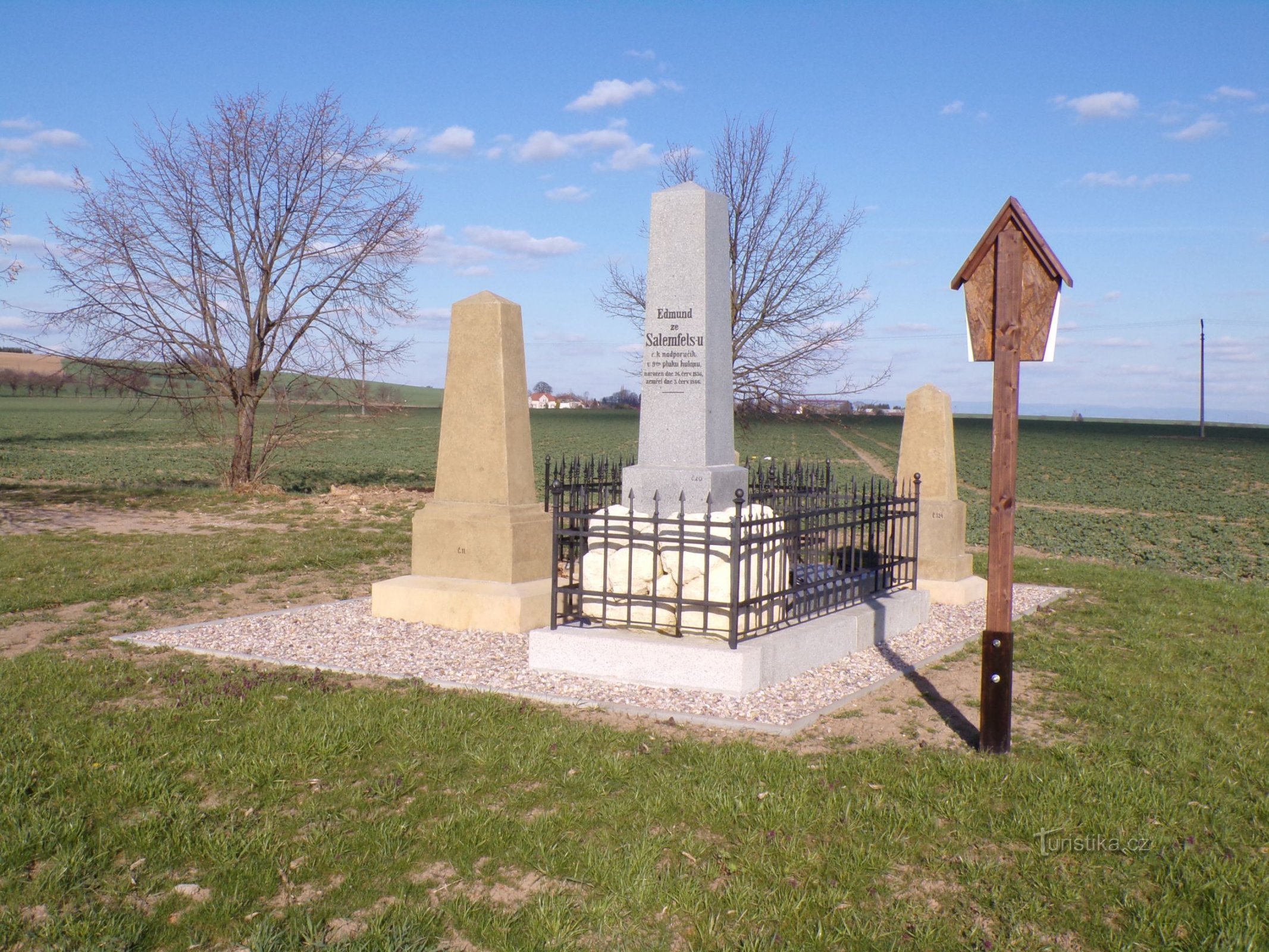 Monuments de la guerre prussienne-autrichienne (Dlouhé Dvory, 4,4,2021)