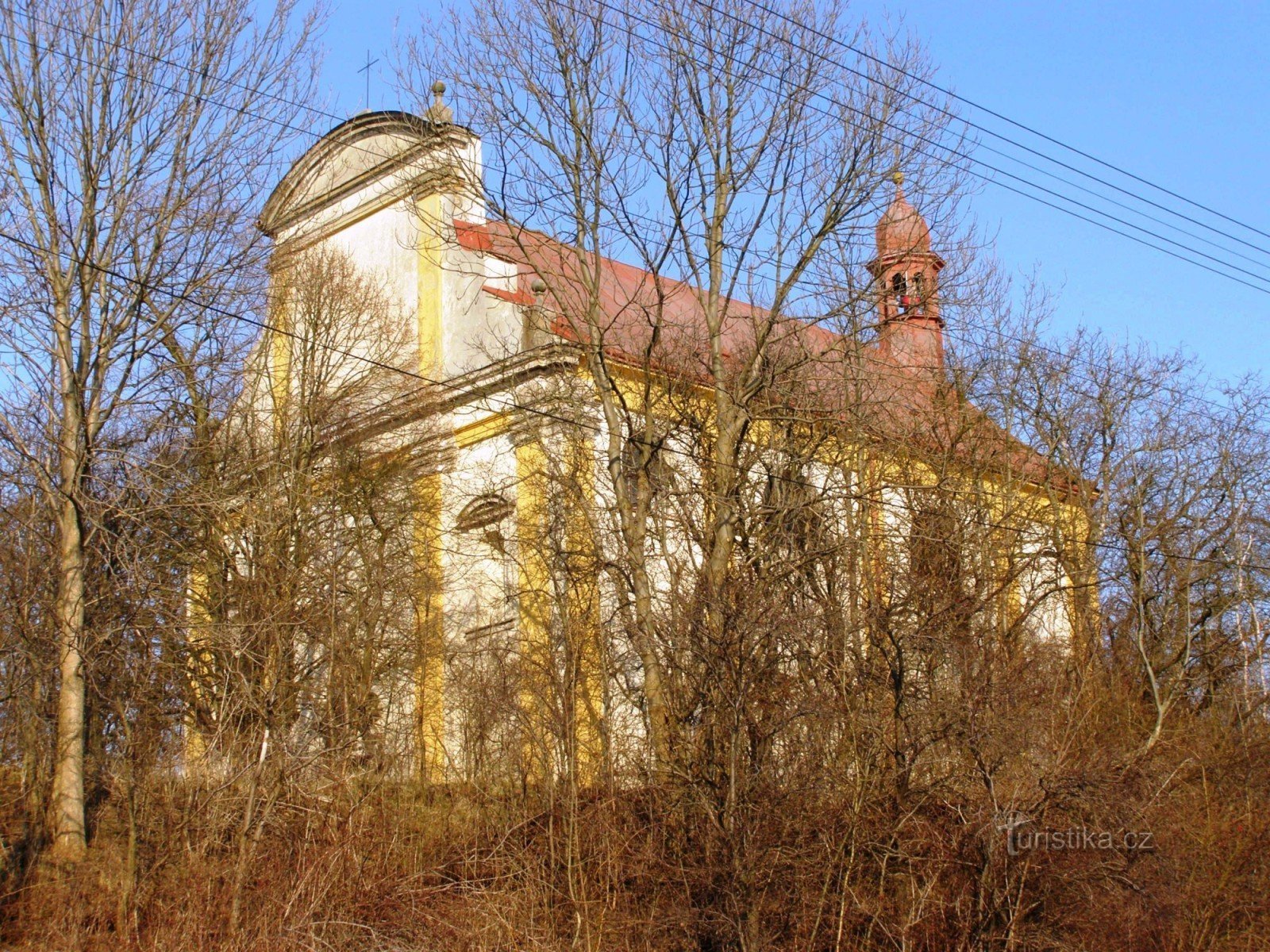 Popovice - Kerk van de Geboorte van Christus van de Maagd Maria