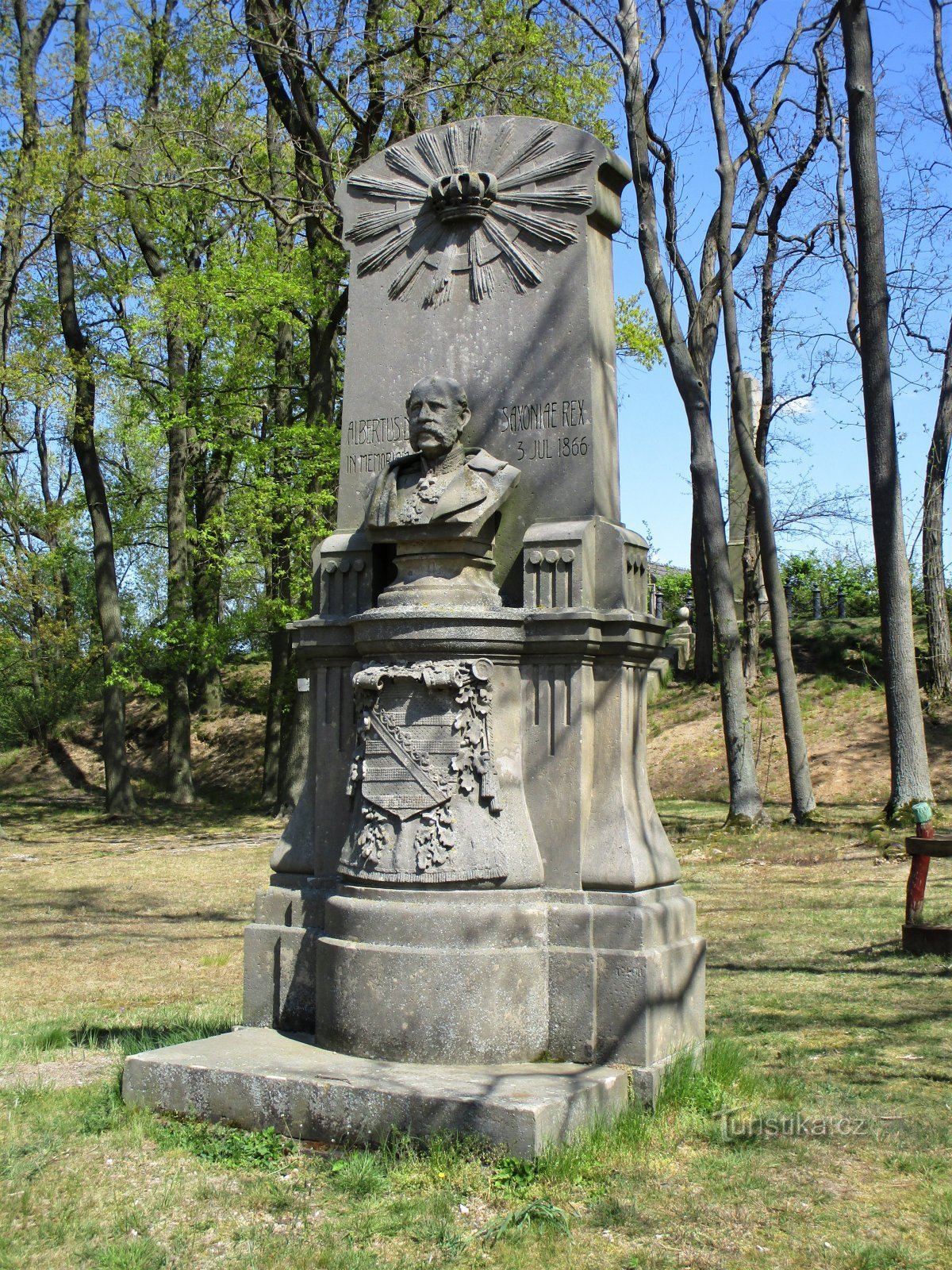 Busto del re Alberto di Sassonia (Probluz, 27.4.2020/XNUMX/XNUMX)