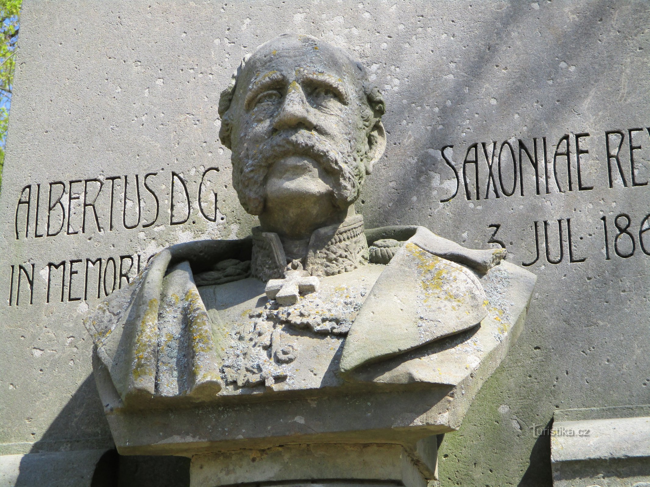 Buste du roi Albert de Saxe (Probluz, 27.4.2020/XNUMX/XNUMX)