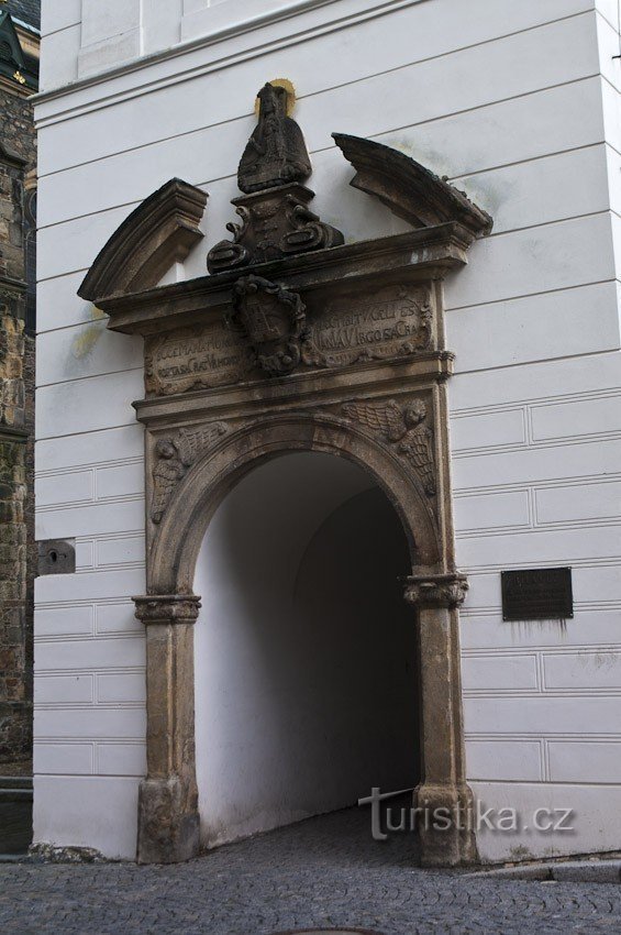 Portal originally from the church