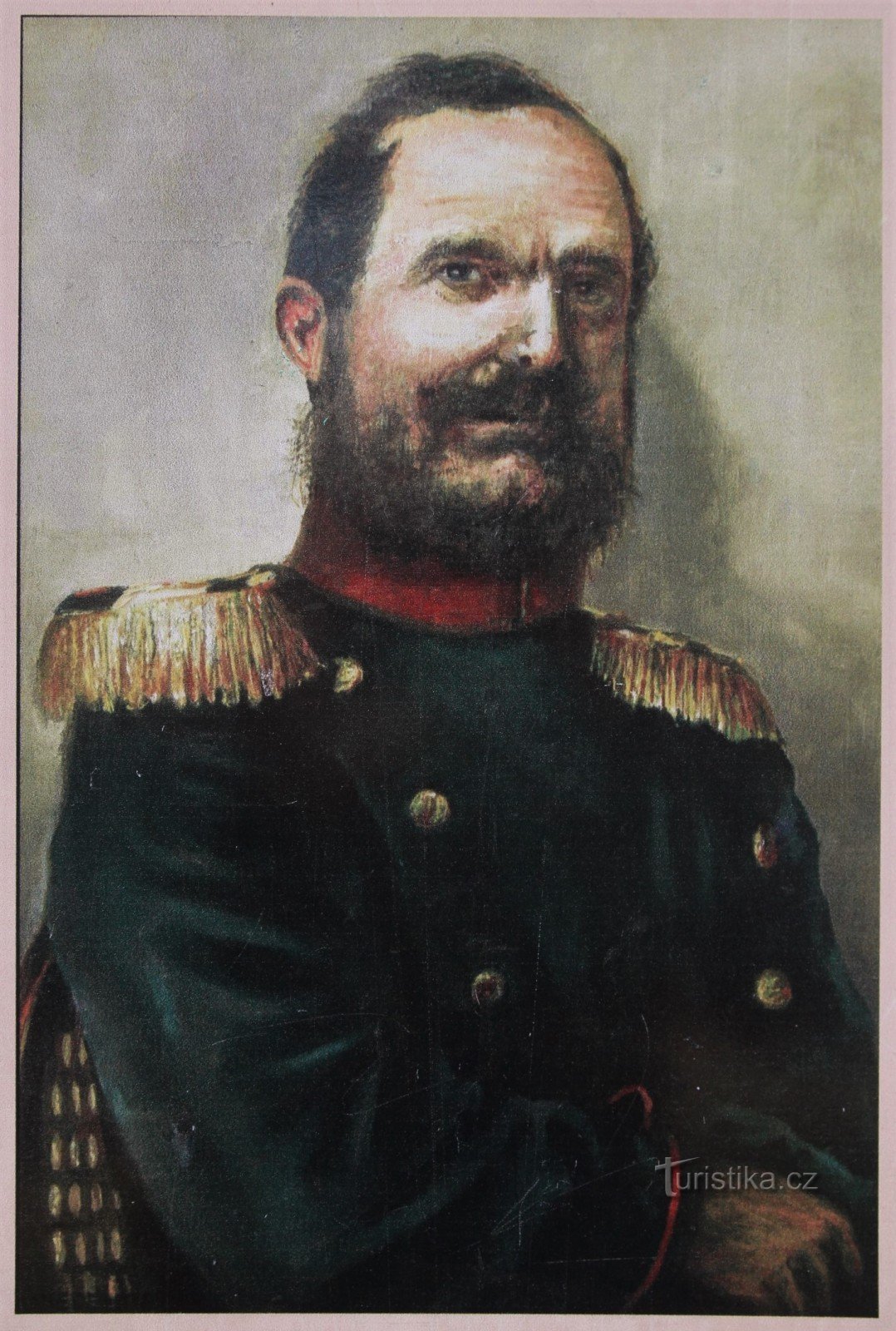 Portræt af general Friedrich von Clausewitz