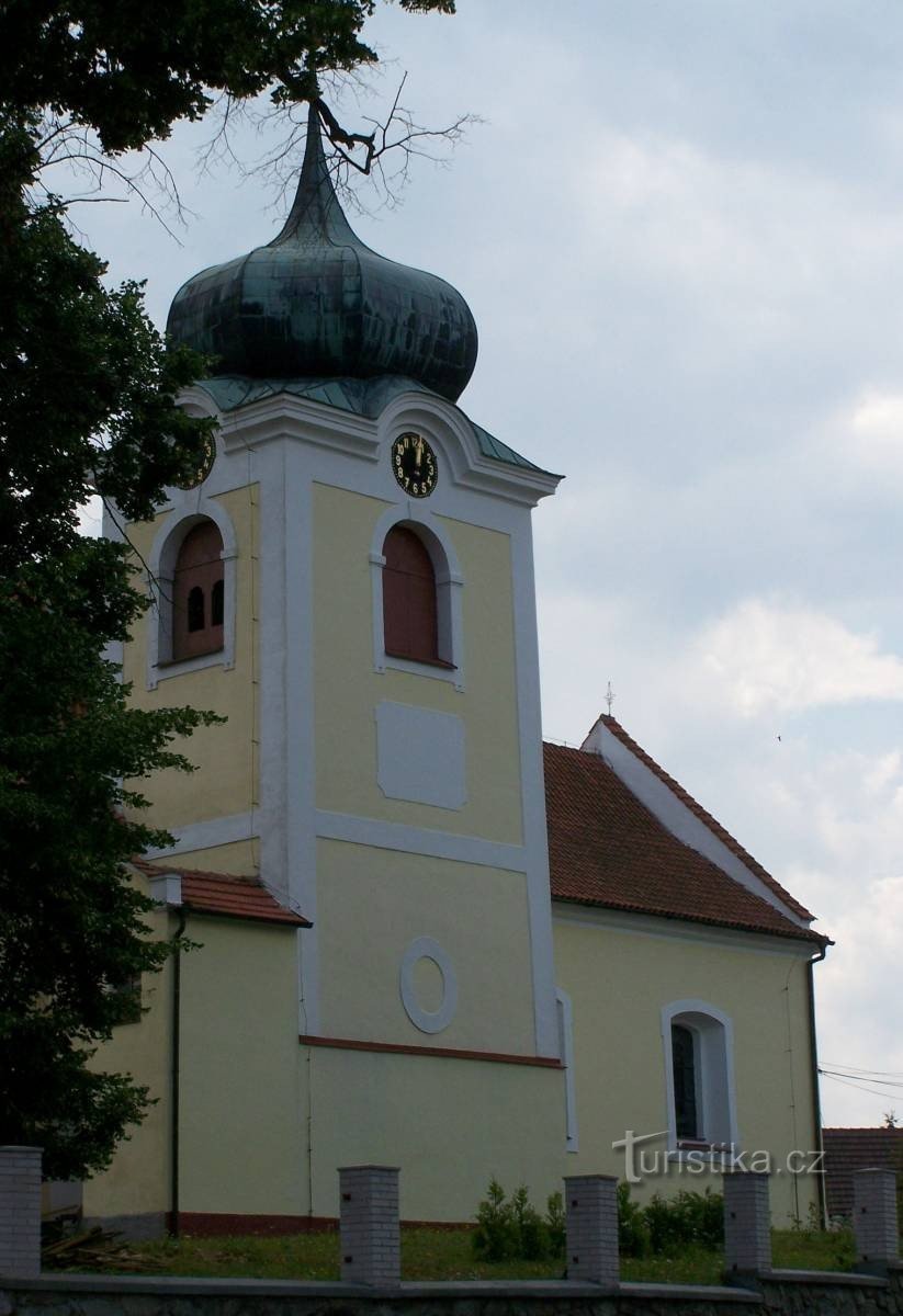 Postupice - Church of St. Martin