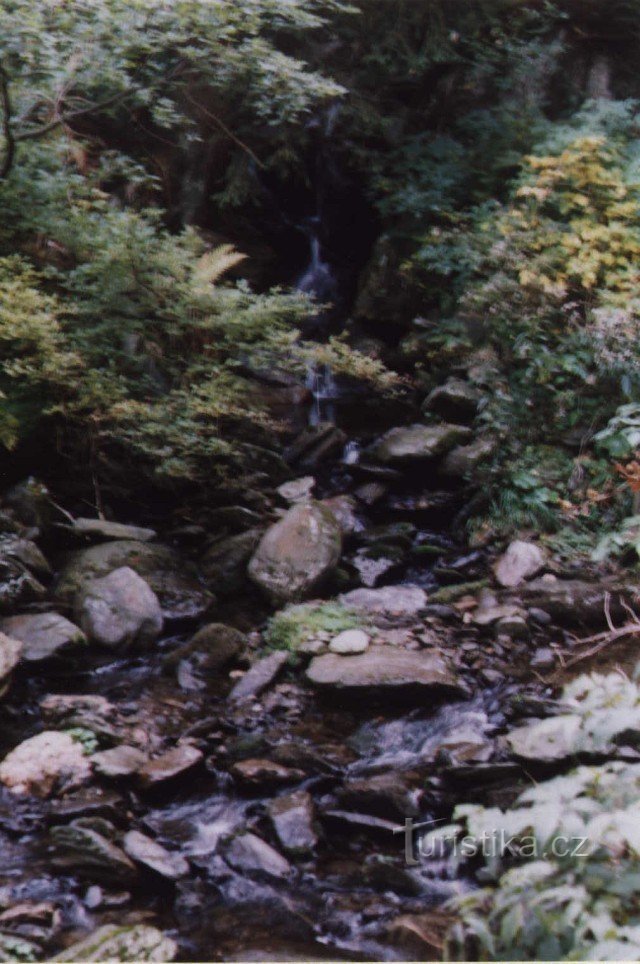 Le ruisseau au-dessus de Šiklový mlyn