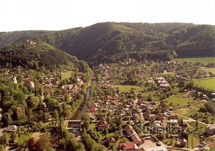 Potštejn - ville