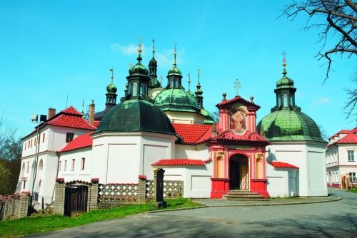 poutní kostel Panny Marie Klokoty