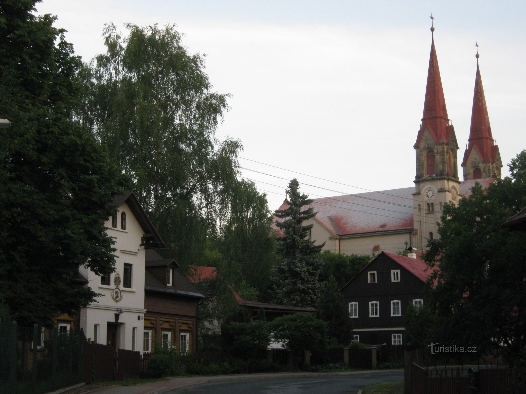 Vor Frue Pilgrimskirke Hjælp af kristne ophøjet til en mindre basilika i Jiříkov