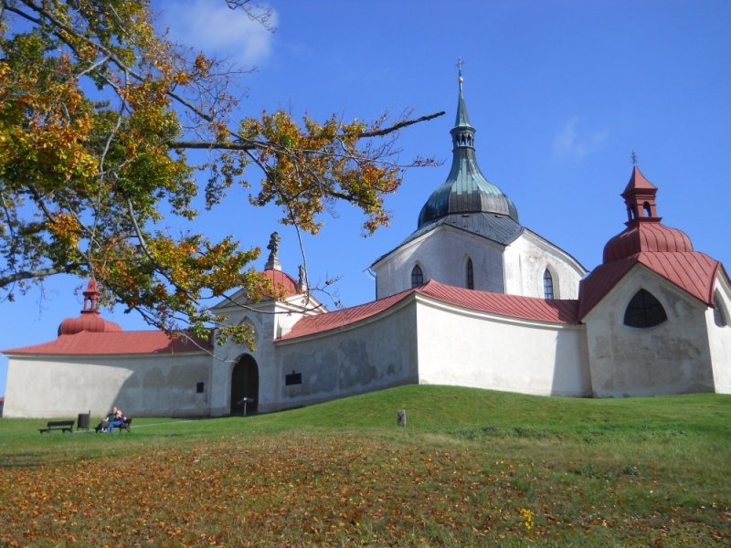 Chiesa del pellegrinaggio di S. Giovanni Nepomuceno su Zelená hora