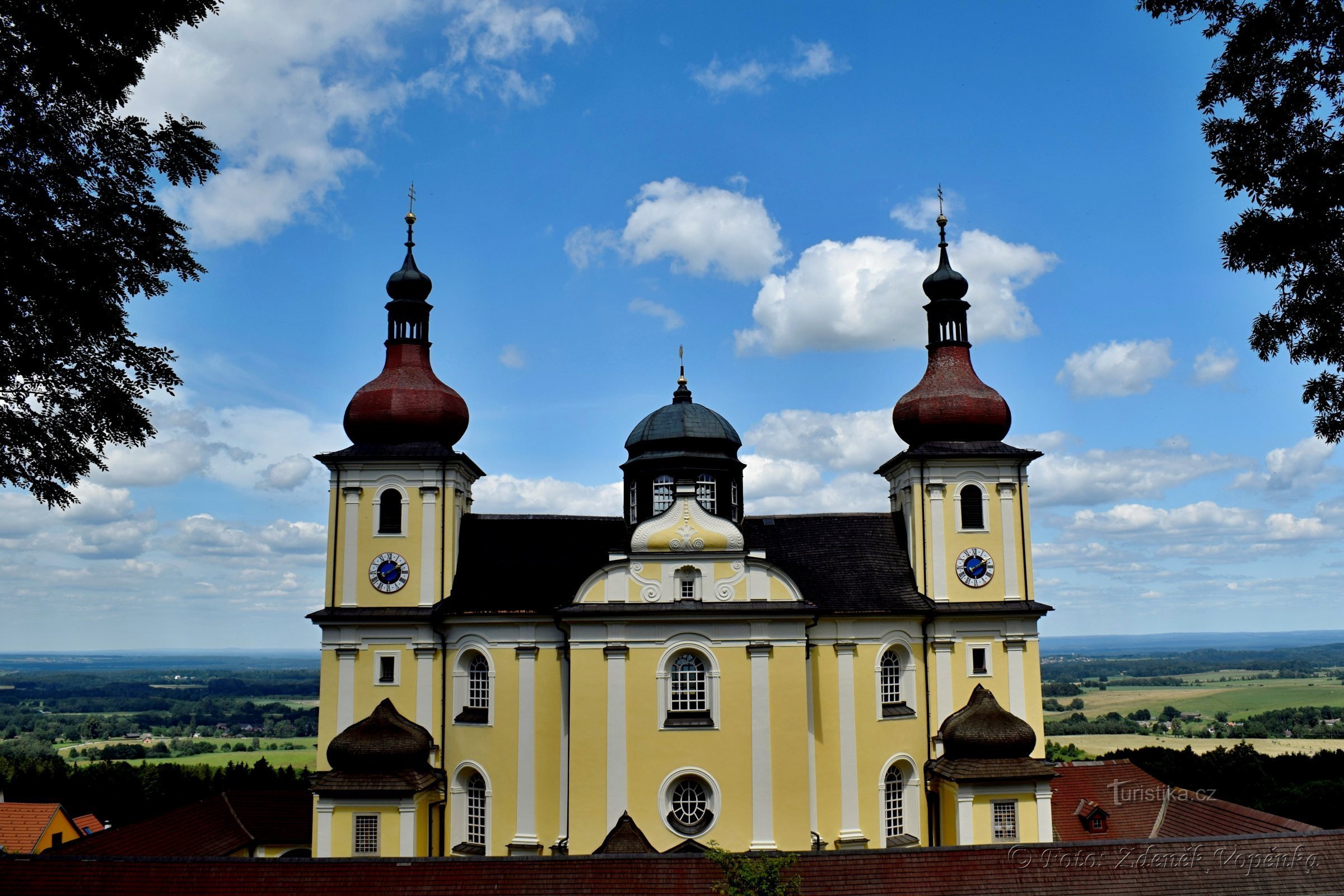 Poutní kostel v Dobré Vodě.