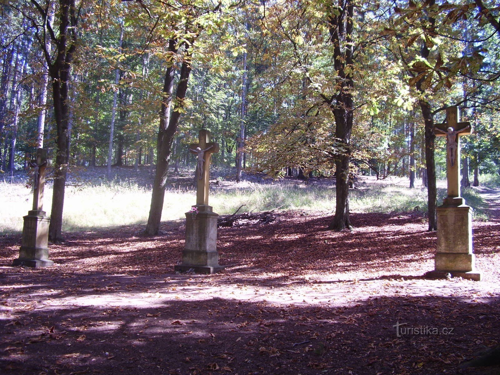 Lugar de peregrinación de las Tres Cruces sobre Chudčice