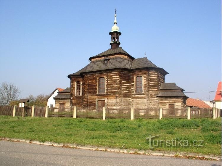 poznobaročna cerkev sv. Jiříja v Loučni Hori