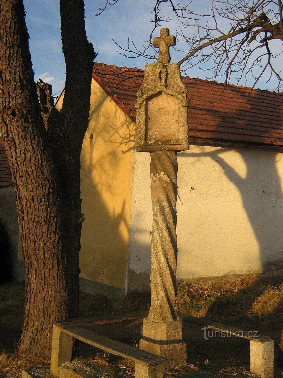 Laatgotische kwelling van God in de buurt van Štěkří