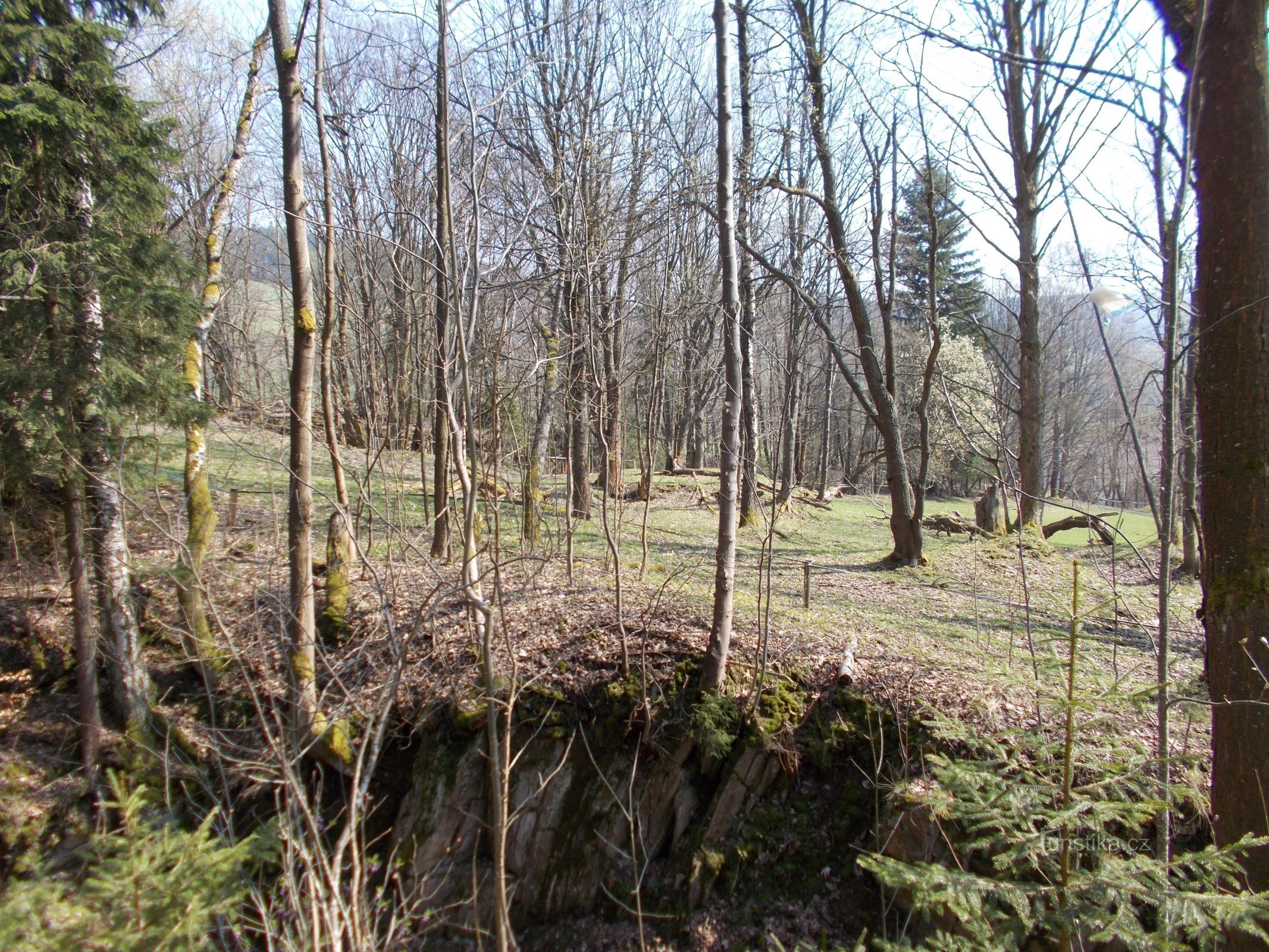 Ignáce Lahmer 在采石场附近的土地