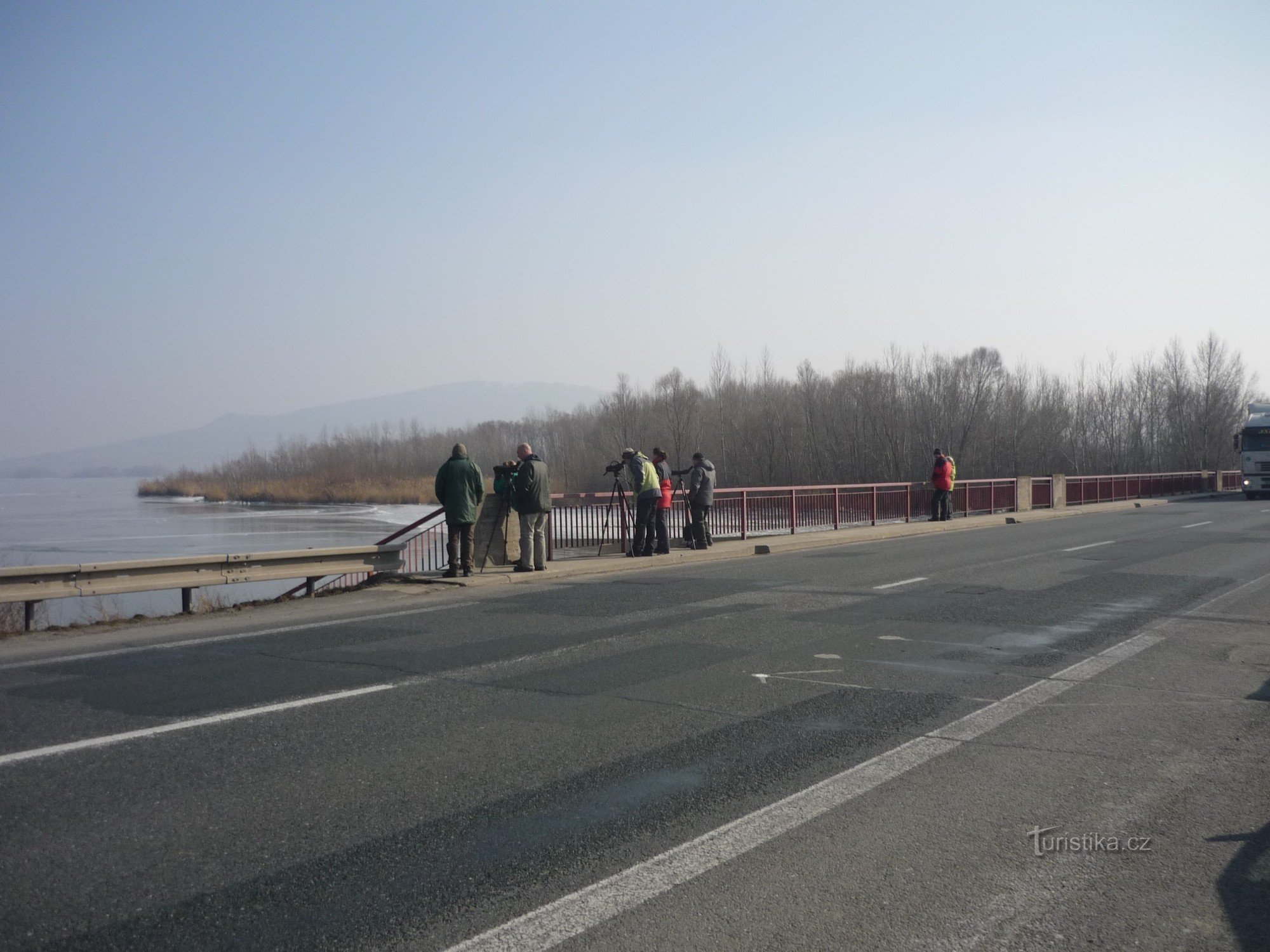 Observatører ved Novomlýn Reservoirs