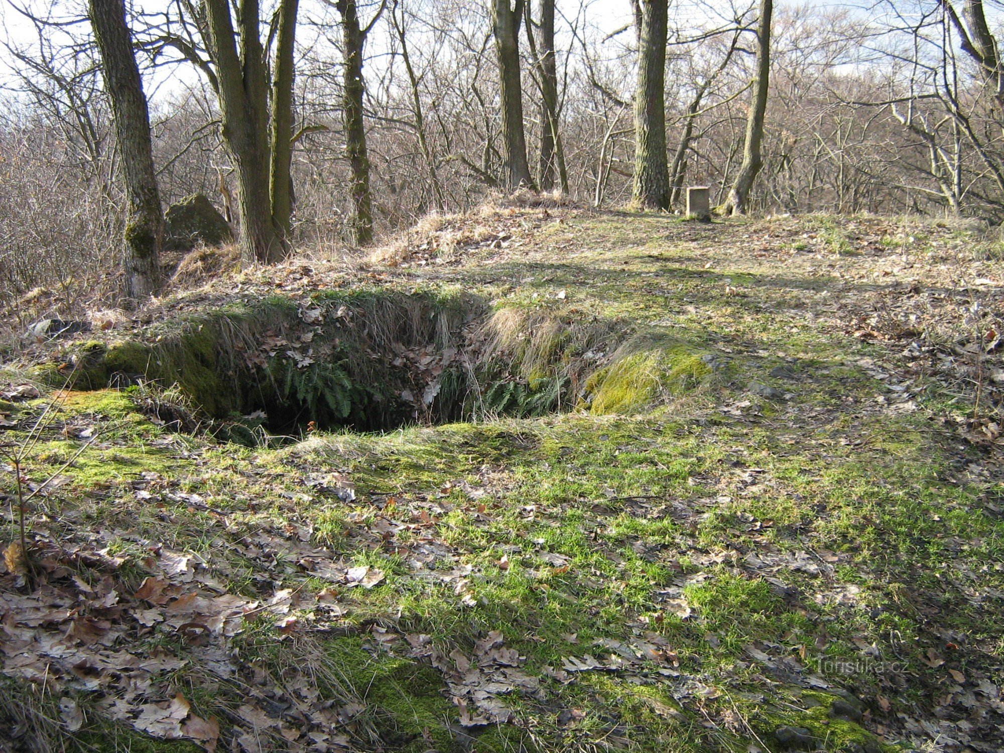 The remains of the well at Řebřík