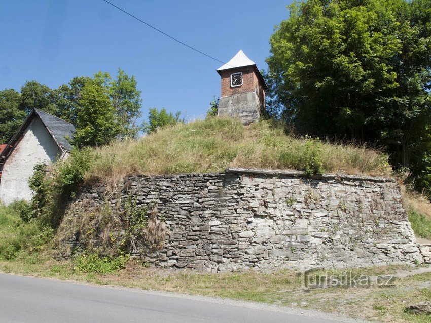 The remains of an iron smelter