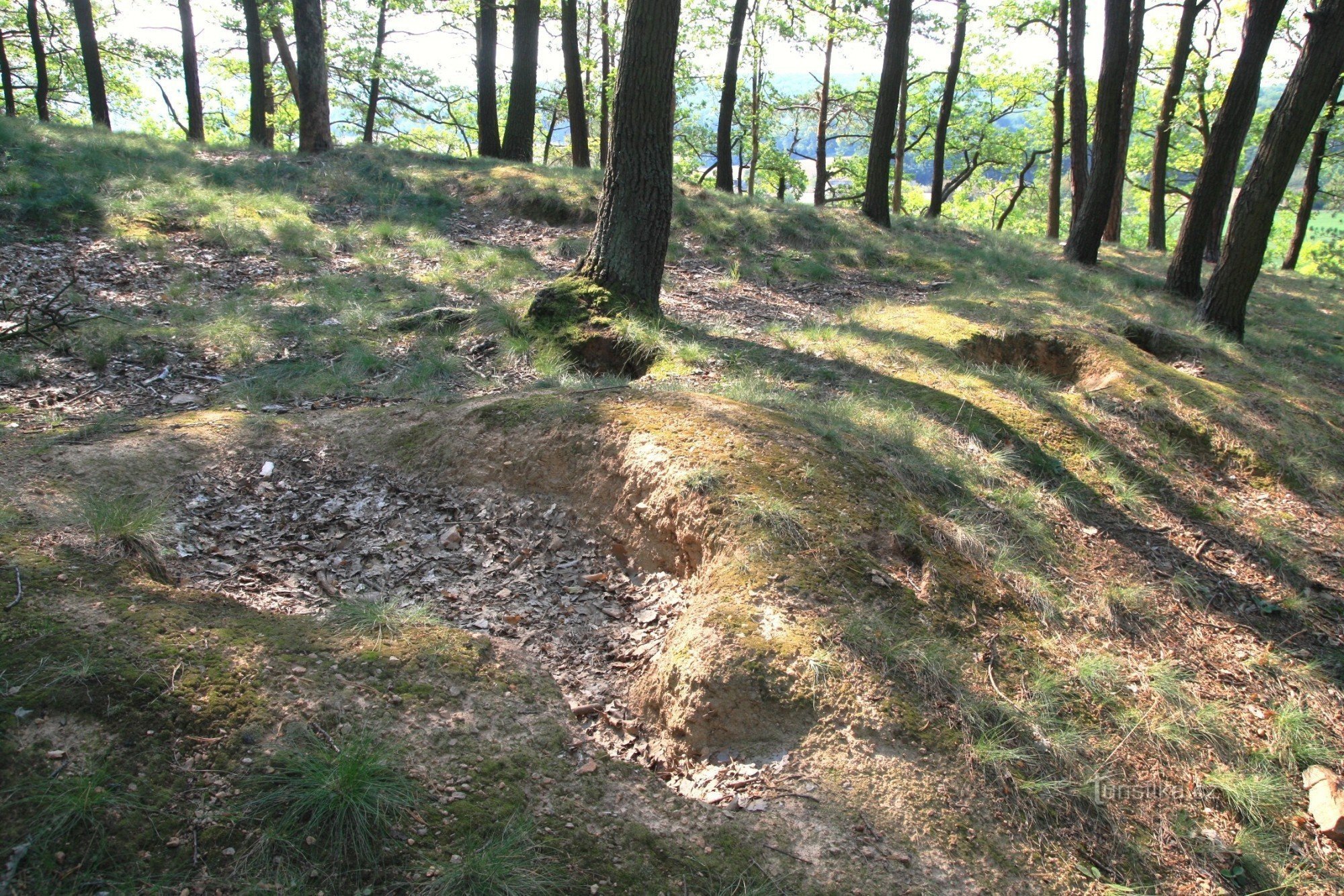 Remains from probes in Hradisk