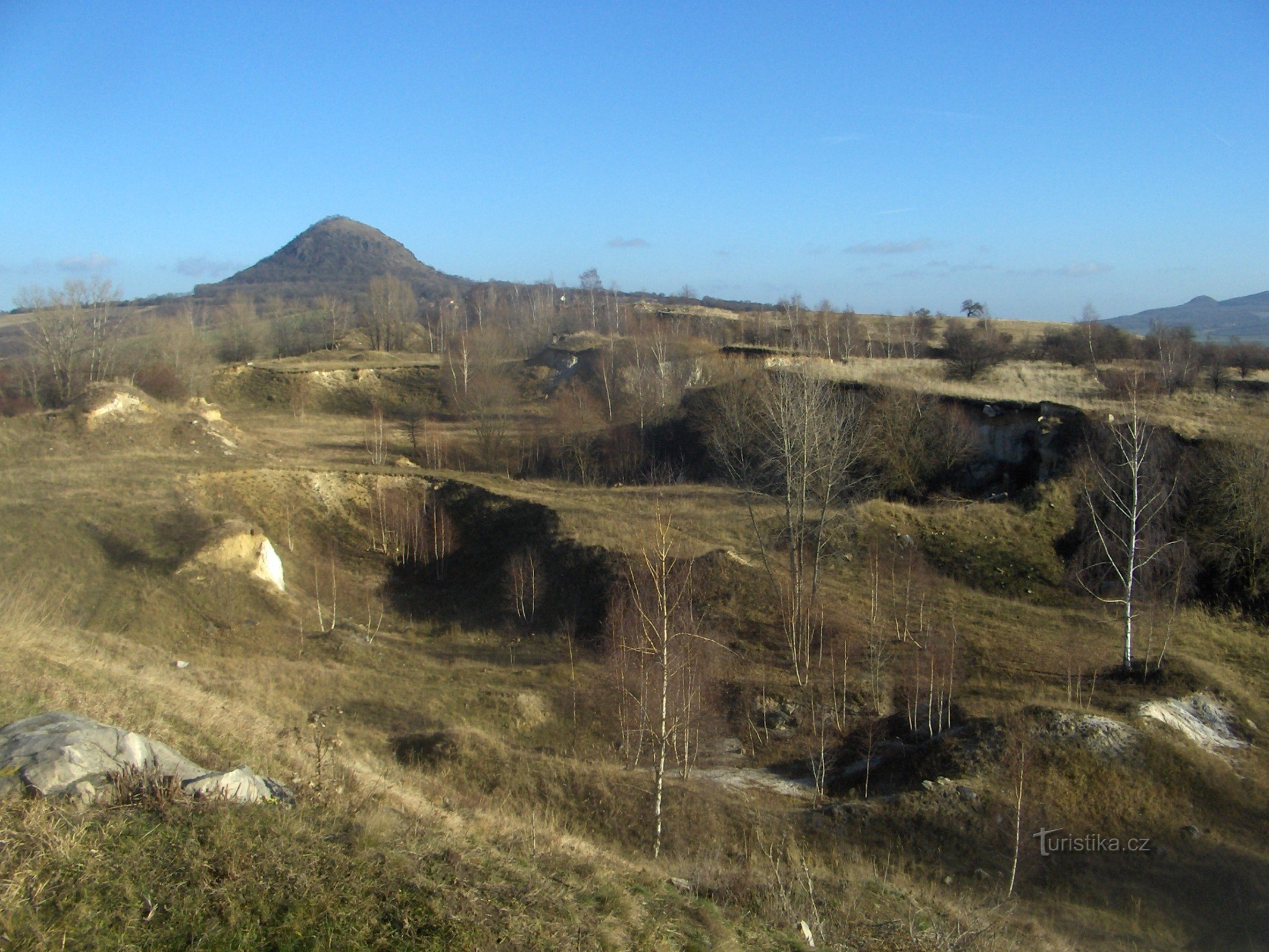 vestiges de l'exploitation minière