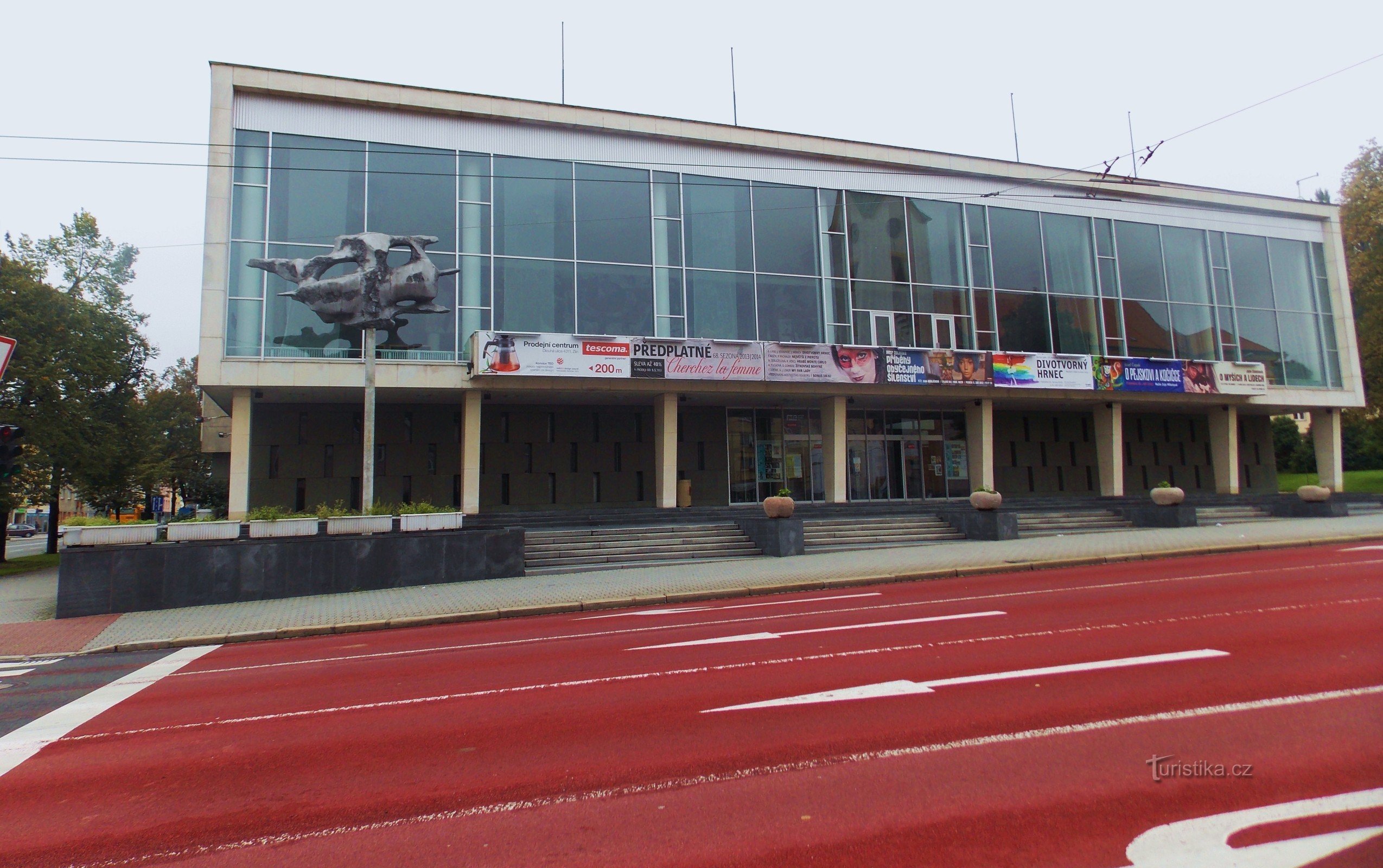 Invitation to the Municipal Theater in Zlín