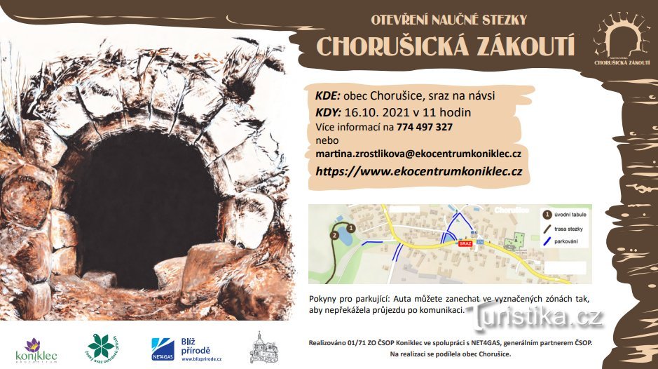 Invito all'apertura del percorso didattico Chorušická zákoutí