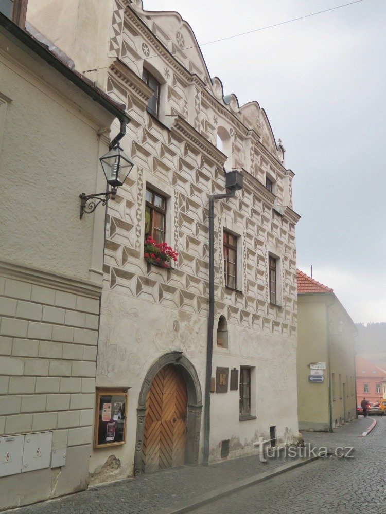 Prachatice – casa lui Hus