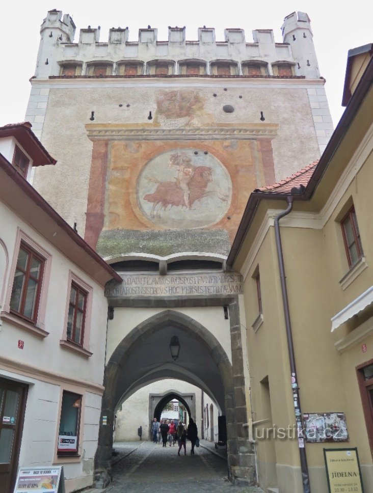 Prachatice – Porta Písecká (inferiore).