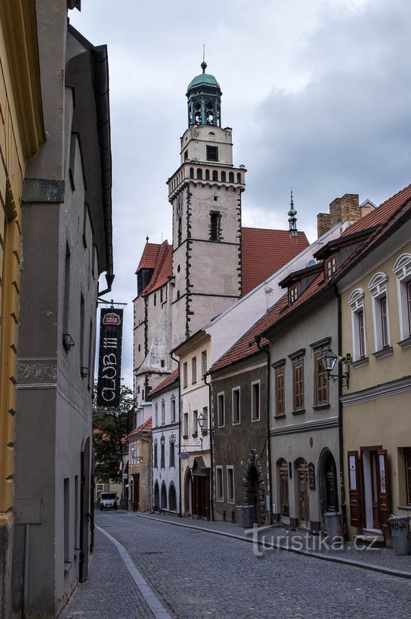 Prachatice – Torre de observação de St. Jacó, o Maior