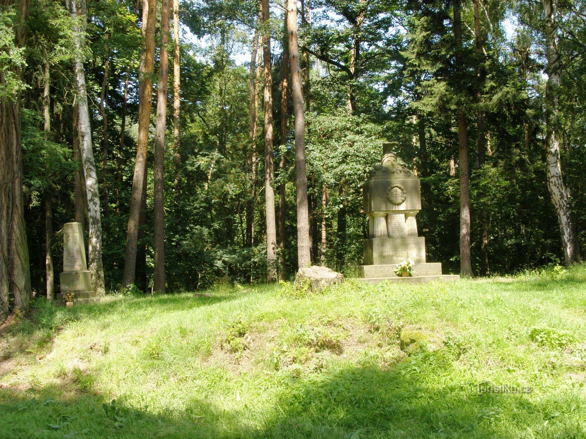 Prachov - monument från slaget 1866