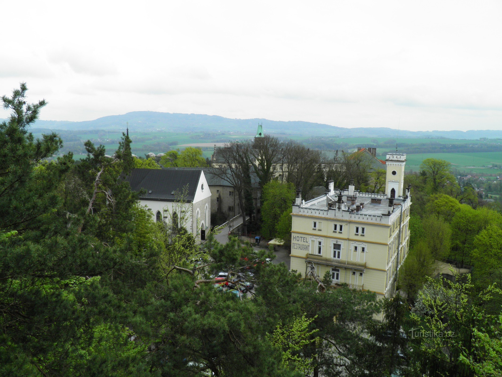 Salle d'eau au château Hrubá Skála.