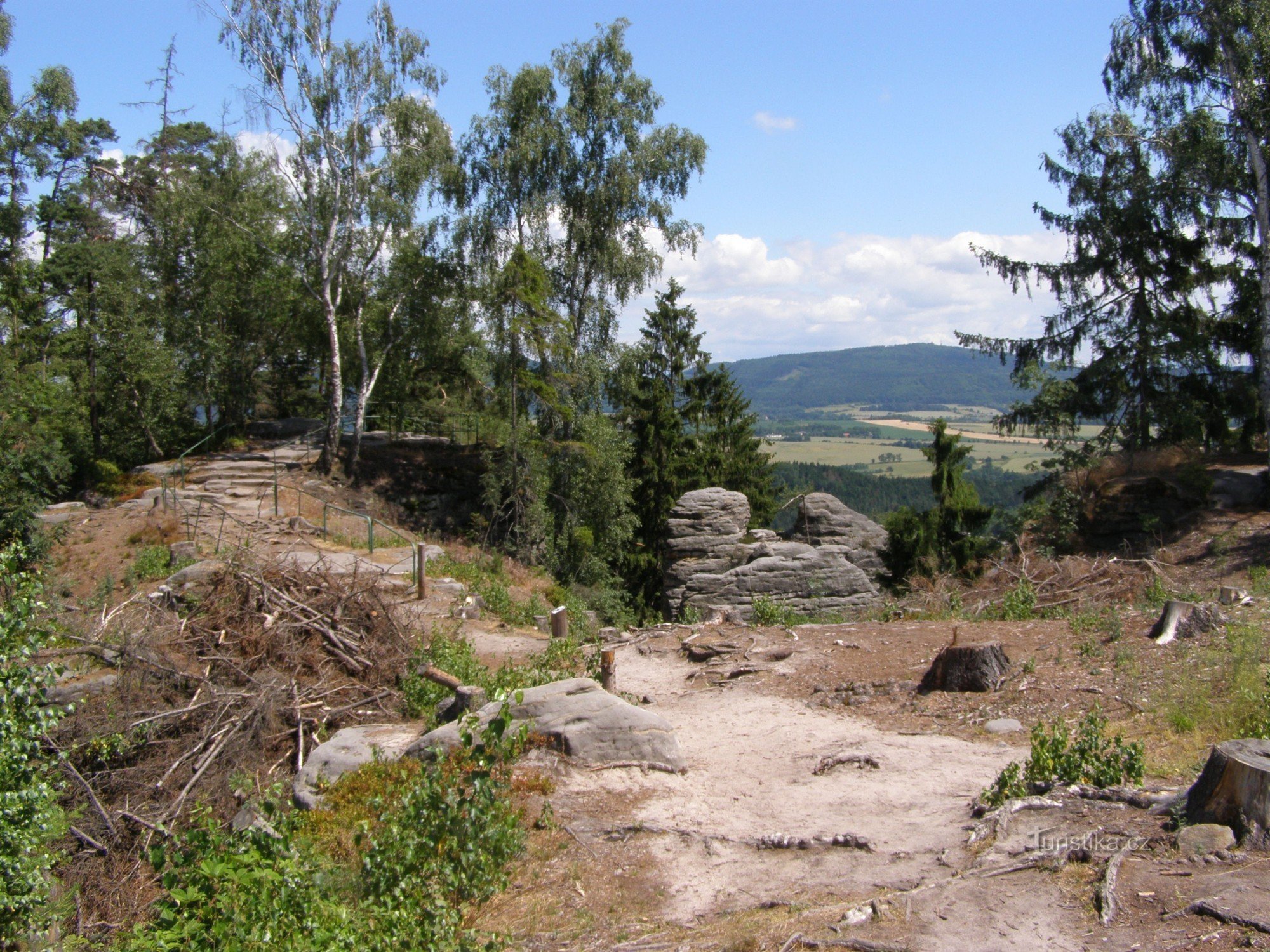 Prachovské skály - Hlaholská vyhlídka