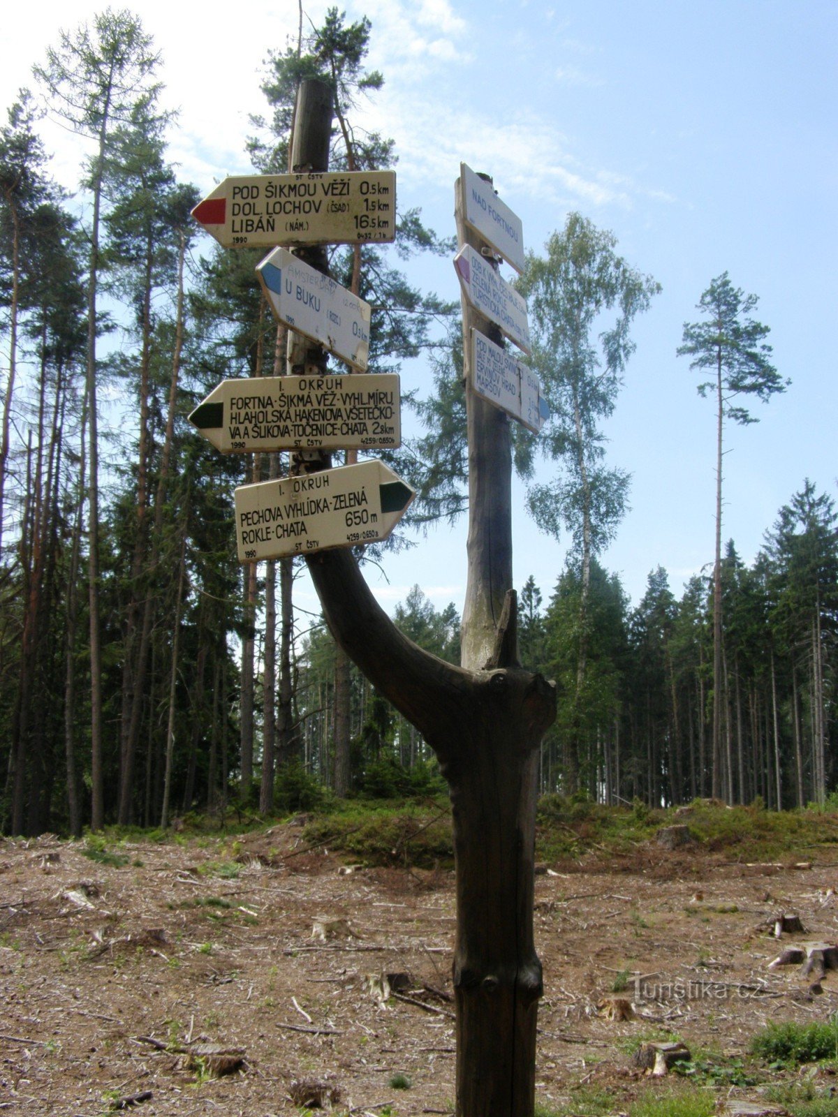 Razpotje Prachovské skály - Nad Fortnou