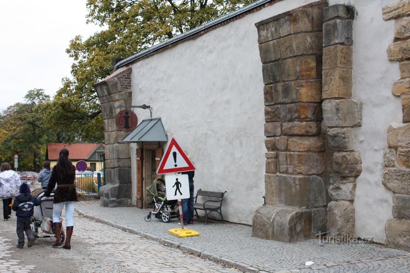 Praha - Cổng Špička cũ tại Vyšehrad